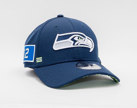 Kšiltovka New Era 39THIRTY NFL20 Sideline Home Seattle Seahawks Stretch Fit Team Color