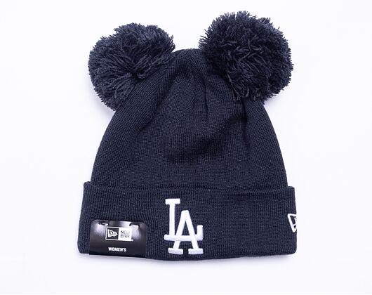 Dámský kulich New Era League Essential Double Bobble Los Angeles Dodgers Navy