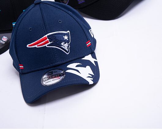 Kšiltovka New Era 39THIRTY NFL20 Sideline Home New England Patriots Stretch Fit Team Color