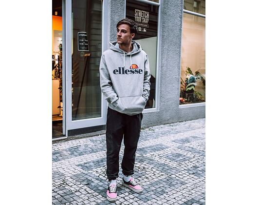 Mikina Ellesse SL Gottero OH Hoody Grey Marl SHC07407