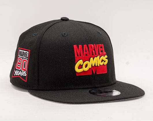 Kšiltovka NEW ERA 9FIFTY 80th Marvel Comics RETRO Black