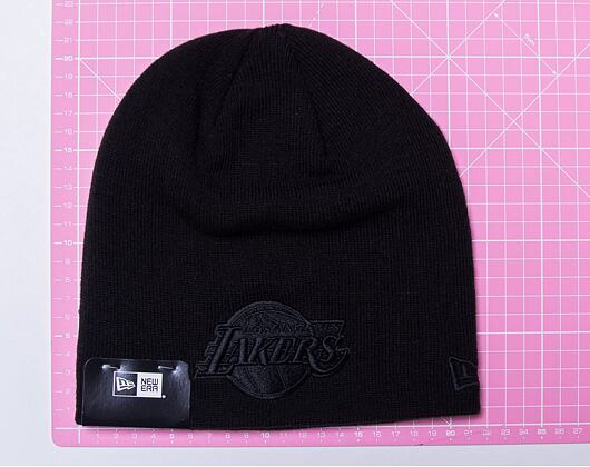 Kulich New Era Dark Base Skull Knit Los Angeles Lakers Black