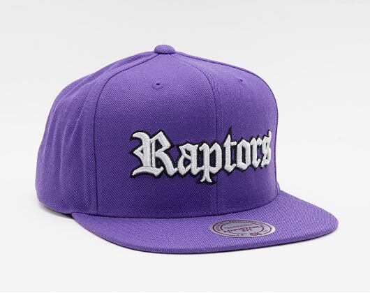 Kšiltovka Mitchell & Ness Old English Faded Snapback Toronto Raptors Purple