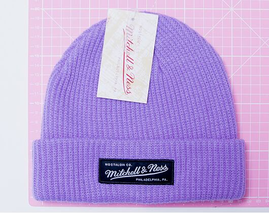 Kulich Mitchell & Ness Box Logo Cuff Knit Purple