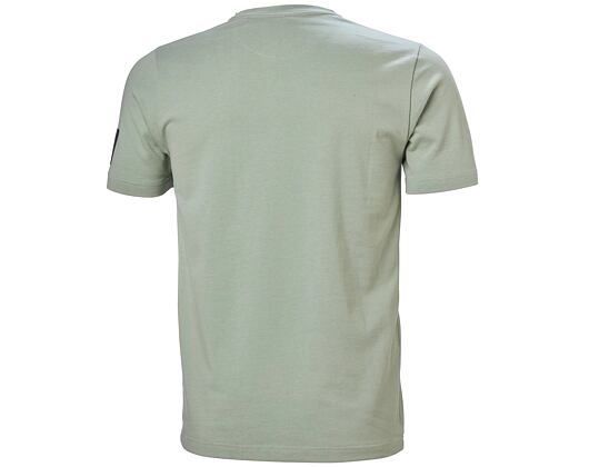 Triko Helly Hansen YU Twin Logo T-Shirt 484 Eucalyptus