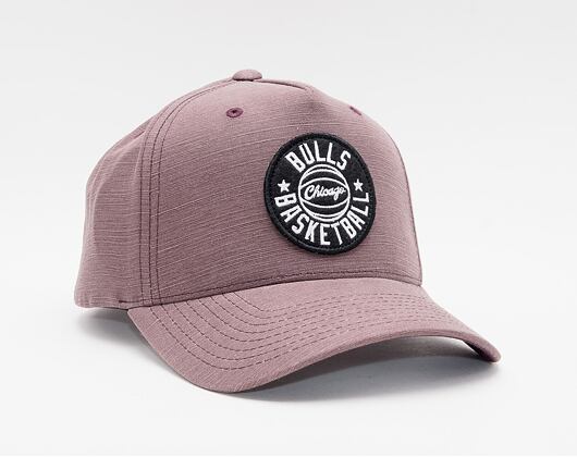Kšiltovka Mitchell & Ness Slub Patch Chicago Bulls Burgundy Snapback