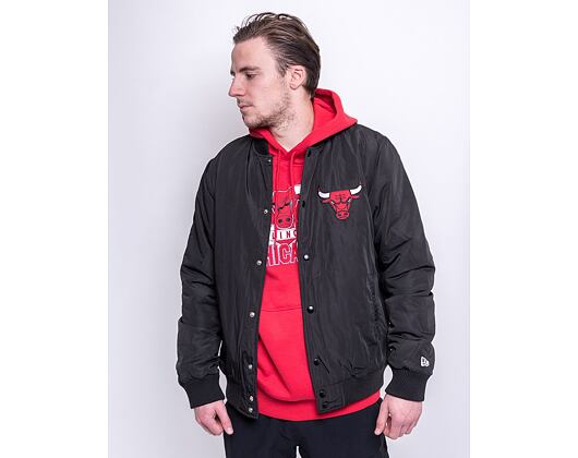 Bunda New Era Team Logo Jacket Chicago Bulls Black