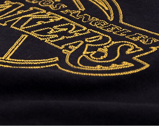 Triko New Era Chain Stitch Tee Los Angeles Lakers Black