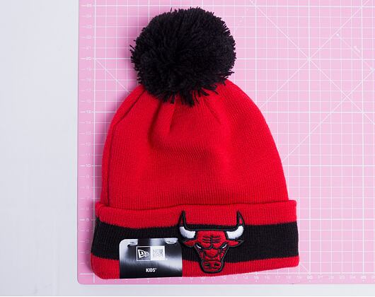 Dětský kulich New Era NBA Character stripe Knit Chicago Bulls