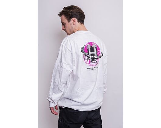 Triko S Dlouhým Rukávem HUF Giga Melted Longsleeve White