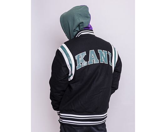 Bunda Karl Kani OG Wool Blend College Jacket Black 6075083