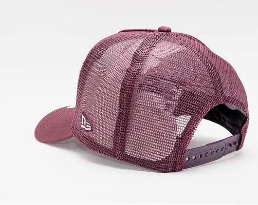 Kšiltovka New Era 9FORTY A-Frame Trucker Heritage Patch Snapback Maroon