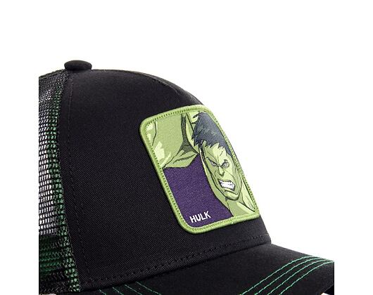 Kšiltovka Capslab Hulk 2 Trucker Black / Green - HLK2