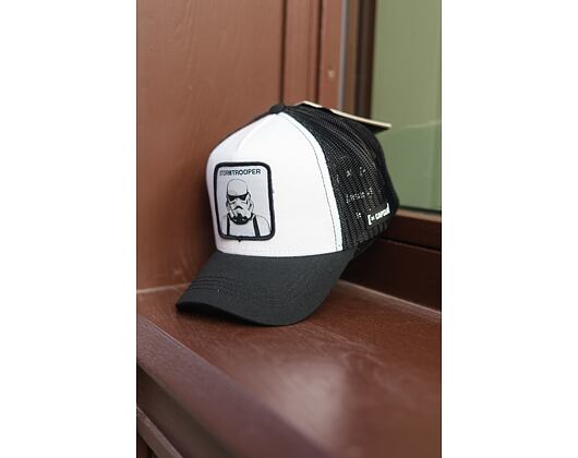 Kšiltovka Capslab Stormtrooper Trucker Black / White