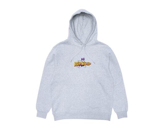 Mikina RIP N DIP Captain Nermal Pants Hoodie RND4714 Heather Grey