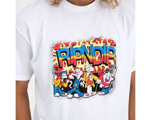 Triko RIP N DIP Looney Gang Tee RND4741 White