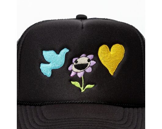 Kšiltovka Pink Dolphin BE KIND HAT OH2206BKBL BLACK