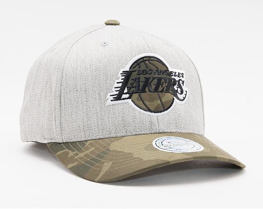 Kšiltovka Mitchell & Ness INTL851 Los Angeles Lakers Heather Camo 110 Snapback