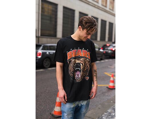 Triko Mitchell & Ness Chicago Bears NFL Animal Tee Black