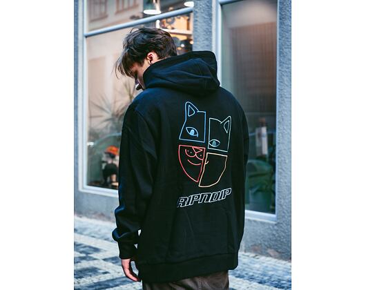 Mikina RIP N DIP Square Up Hoodie RND4715 Black