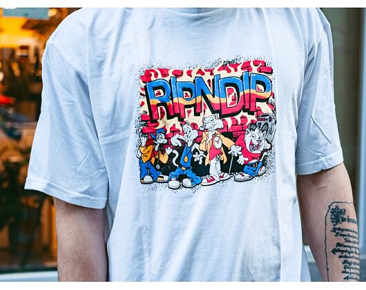 Triko RIP N DIP Looney Gang Tee RND4741 White