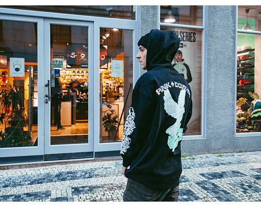 Mikina Pink Dolphin Eagle Hoodie OH12011EAHBL Black