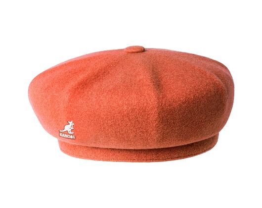 Baret Kangol Wool Jax Beret Fiery Orange K3107ST-FO787