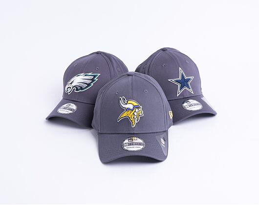 Kšiltovka New Era 39THIRTY NFL Team Minnesota Vikings Stretch Fit Heather Graphite