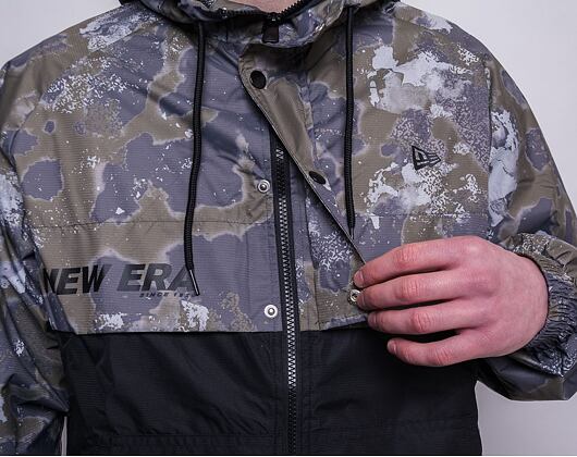 Bunda New Era Outdoor Utility All Over Print Windbreaker XPT / Black