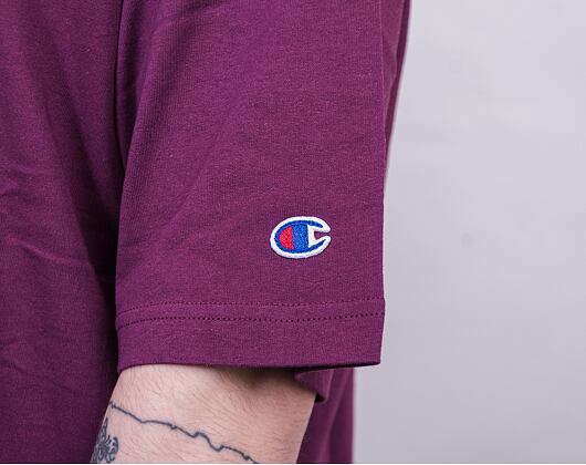 Triko Champion Oversized Crewneck T-Shirt 214282 WRE Wine Red