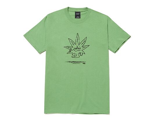Triko HUF 4/20 Easy Green T-Shirt Dill Green