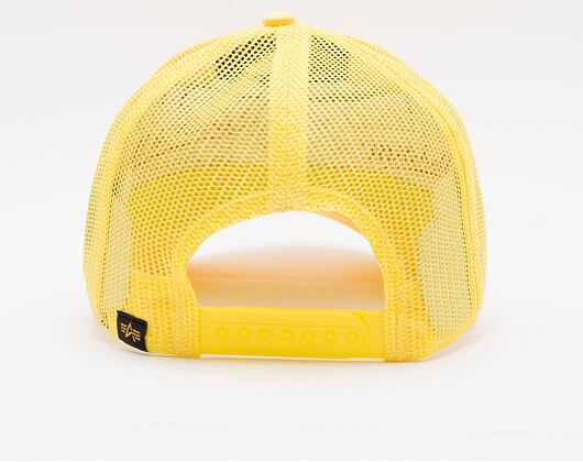 Kšiltovka Alpha Industries Basic Trucker Cap 186902 Prime Yellow