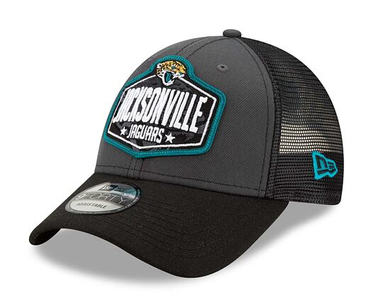 Kšiltovka New Era 9FORTY NFL 21 Draft Jacksonville Jaguars Snapback Heather Grey / Team