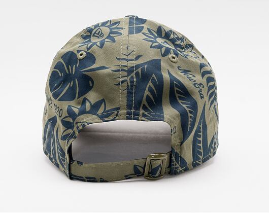 Kšiltovka New Era 9FORTY Hibiscus Print Strapback New Olive