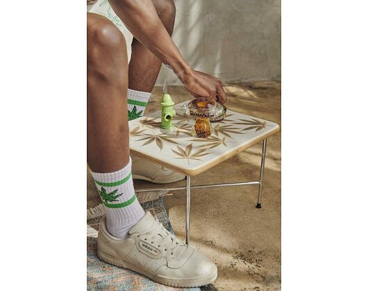 Ponožky HUF 4/20 Green Buddy Athletic Sock SK0635 White