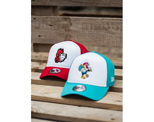 Kšiltovka New Era 9FORTY 9FORTY Minor League Port City Roosters Snapback Scarlet