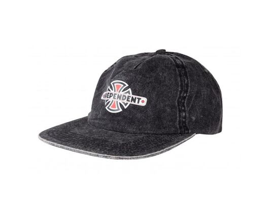 Kšiltovka Independent Vintage B/C Snapback Mineral Wash Black