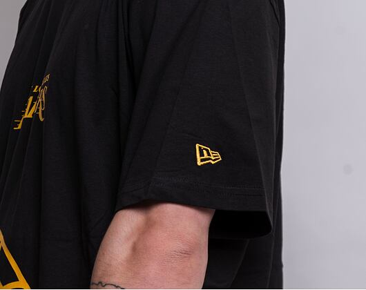 Triko New Era NBA Enlarged Logo Tee Los Angeles Lakers Black
