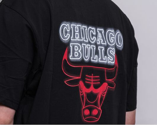 Triko New Era NBA Neon Tee Chicago Bulls Black