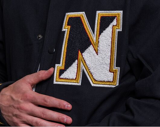 Bunda New Era Heritage Varsity Jacket Navy