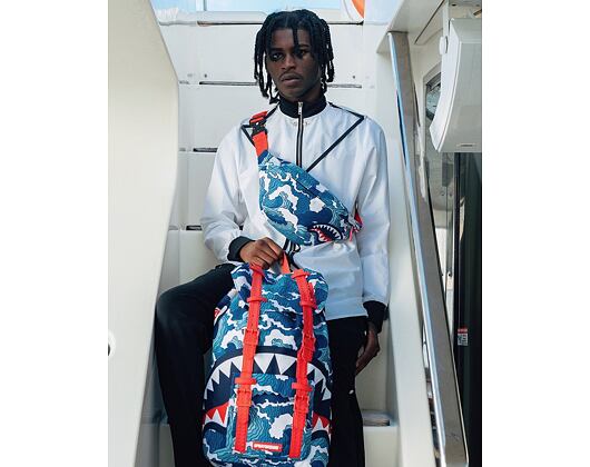 Ledvinka Sprayground Shark Wave Savvy Crossbody
