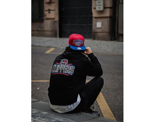 Mikina New Era NBA Neon Pull Over Hoody Los Angeles Clippers Black