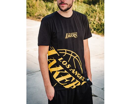 Triko New Era NBA Enlarged Logo Tee Los Angeles Lakers Black