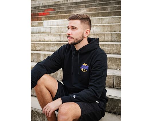 Mikina New Era NBA Neon Pull Over Hoody Los Angeles Lakers Black