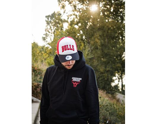 Mikina New Era NBA Neon Pull Over Hoody Chicago Bulls Black