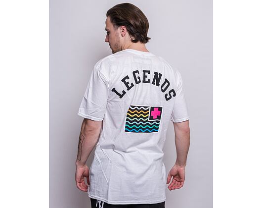 Triko Pink Dolphin LEGEND FLAG TEE PS12211LFWH WHITE