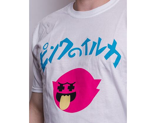 Triko Pink Dolphin RETRO GHOST TEE PS12211RGWH WHITE