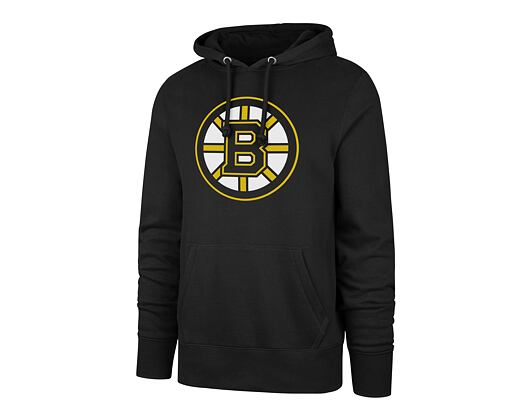 Mikina '47 Brand NHL Boston Bruins Imprint Burnside Hood Jet Black