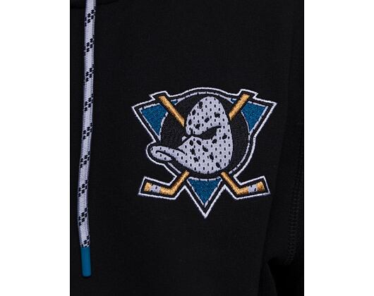 Mikina '47 Brand NHL Anaheim Ducks Back Check Morris Full Zip Hood Jet Black