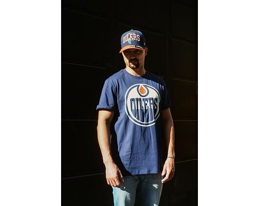 Triko '47 Brand NHL Edmonton Oilers Imprint ’47 Echo Tee Light Navy